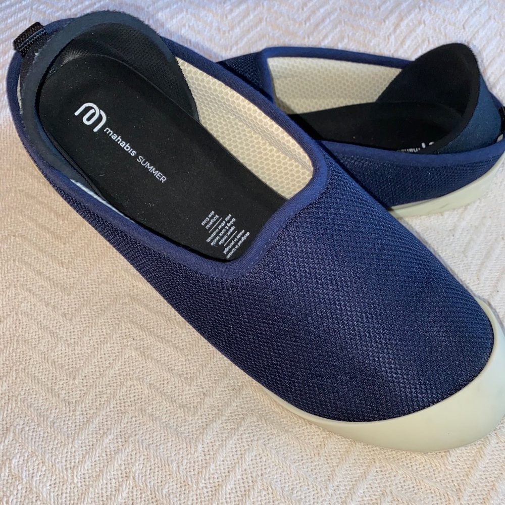 Men Mahabis Canvas Curve Slippers
